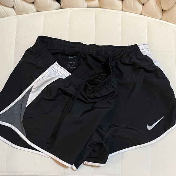Nike Pants - Nike Dri-FIT Black and White Running Shorts